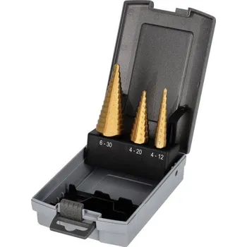 Vrták Vrták stupňovitý HSS RP, STALCO PERFECT, set 3 ks