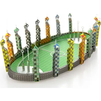 Puzzle Metal Earth Luxusní ocelová stavebnice Harry Potter Famfrpálové hřiště