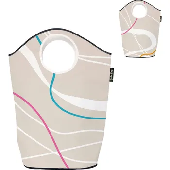 Koš na prádlo Butter Kings Koš na prádlo beige abstraction 80 l