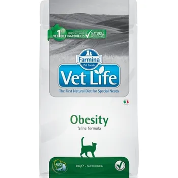 Krmivo pro kočku Vet Life Natural Feline Obesity Balení: 400g