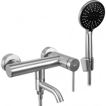 Vodovodní baterie REA CLIF koupelnová baterie matná, broušený nikl (REA-B6874)