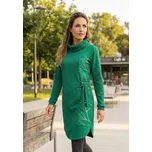 Dámské mikinové šaty KIXMI RENIE ZELENÁ XS