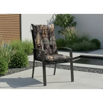 Podsedák Zahradní prošívaný podsedák na židli s opěrkou 50x50x80 cm CALLUM vzor 139 Mybesthome