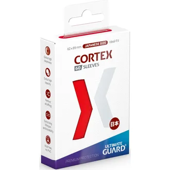Ultimate Guard - obaly na karty - Cortex Sleeves Japanese Size Red 60 ks