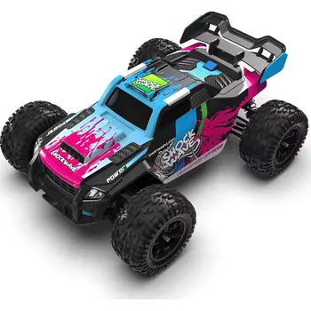 RC model auta Mamido RC Monster Truck Auto na dálkové ovládání 60 km/h, 1 : 16 4WD Brushless, 2.4 GHz, modré
