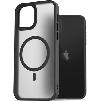 Pouzdro na mobilní telefon AlzaGuard Matte Case Compatible with Magsafe pro iPhone 11 černý