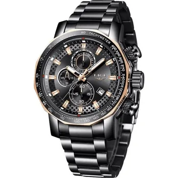 Hodinky LIGE Rampage černé