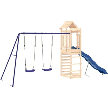 Dětské hřiště Shumee Dětské hřiště na zahradu 478 × 185 × 239 cm, masivní borové dřevo