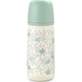 SUAVINEX Kojenecká láhev 360 ml L BIRDIES - Zelená