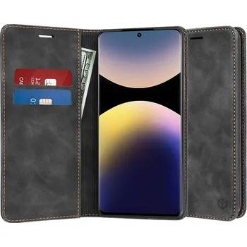 Náhradní kryt pro mobilní telefon Techsuit - Kryt Confy - Xiaomi Redmi Note 14 Pro Plus 5G - černý