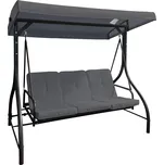 ROJAPLAST Zahradní houpačka kovová PARIS, šedá