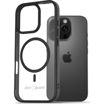 Pouzdro na mobilní telefon AlzaGuard Clear TPU Case Compatible with Magsafe pro iPhone 16 Pro černé