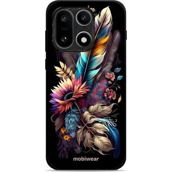 Mobiwear Glossy lesklé pouzdro na OnePlus 15 kytice s pírkem