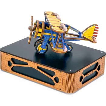 WOODEN CITY 3D puzzle Dvouplošník Limitovaná edice 65 dílů