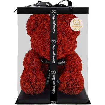 Hračka Medvídárek Big Classic 40 cm světle červený