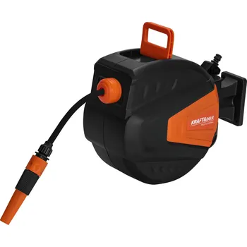Zahradní hadice Zahradní hadice 10m+1m 5/16" na samonavíjecím bubnu, Kraft&Dele KD2150