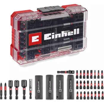Bit EINHELL M-Case 35ks bitů/nástrčných klíčů pro rázové utahováky/vrtačky, 49109230