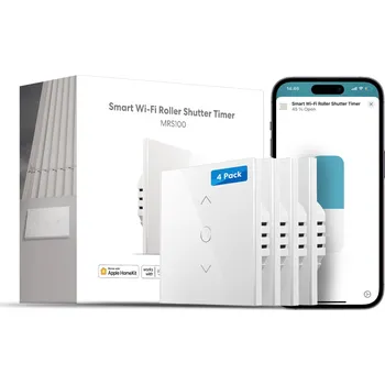 vypínač Meross Smart Wi-Fi Roller Shutter Timer Neutral Wire Required (4 pack)