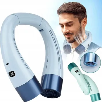 Domácí ventilátor VENTILÁTOR NA KRK MALÝ PŘENOSNÝ VĚTRÁČEK CIRKULÁTOR VZDUCHU