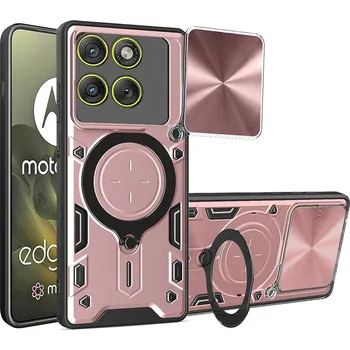Pouzdro na mobilní telefon Techsuit - Kryt CamGuard Pro - Motorola Edge 70 - Rose Gold