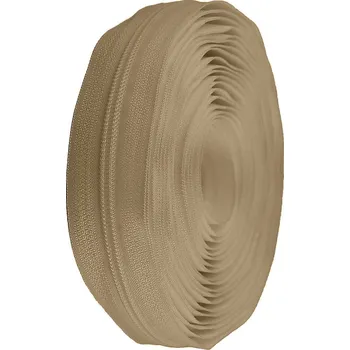 Zip Zip spirálový No 5 metráž pro jezdce typu POL, malé, 308 hnědá přírodní