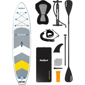 Rebel RBA-4501 Paddleboard SUP s příslušenstvím 350 cm, 140 kg, bílý