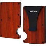 Daklos Wood RFID s klipem santalové dřevo
