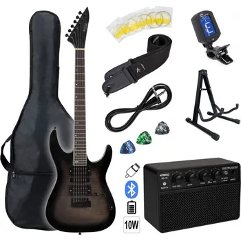 Kytara Rocktile Pro J150-TB Set Super Strat Black Pro