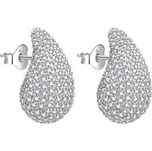 Agato Stříbrné náušnice se zirkony Tear Drop AGT-E147PW (Ag925/1000, 6,85 g)