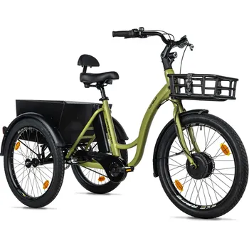 Elektrokolo LEADER FOX 2025 Leader Fox CARGO - TŘÍKOLKA LOVELO 2025 Barva: army green