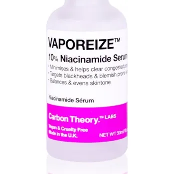 Pleťové sérum Carbon Theory Vaporeize 10% Niacinamide Serum pleťové sérum s niacinamidem a zinkem 30 ml