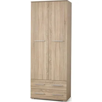 Ložnice Nejlevnější nábytek - Skříň RYDER 2D2S, dub sonoma