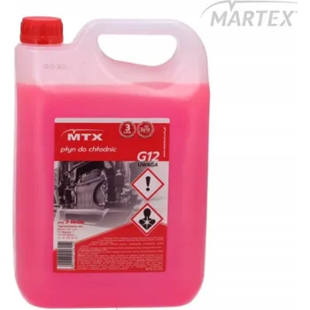 Náplň do chladiče a ostřikovače CHLADICÍ KAPALINA -35°C 5L G12 ČERVENÁ MTX