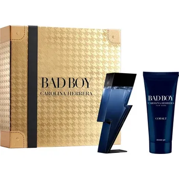 Pánský parfém Carolina Herrera Bad Boy CAROLINA HERRERA Bad Boy Cobalt parfémovaná voda 50 ml + CAROLINA HERRERA Bad Boy Cobalt parfémovaný sprchový gel 100 ml