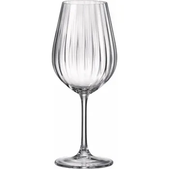 Sklenice BOHEMIA ROYAL CRYSTAL Sarah optic Sklenice na červené víno 520ml 6 ks
