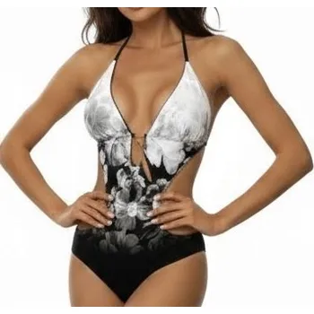 Dámské plavky Plavky jednodílné zavazovací monokini L (S096)