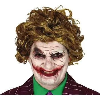 Karnevalová paruka Pánská Paruka The Joker - Batman - Halloween