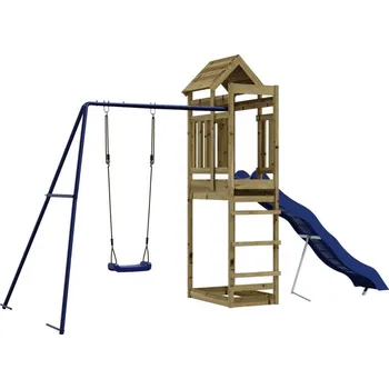 Dětské hřiště Shumee Dětské hřiště na zahradu 407 × 185 × 238 cm, impregnované borové dřevo