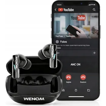 Sluchátka Bezdrátová sluchátka do uší Wenom GM5 PRO ANC ENC