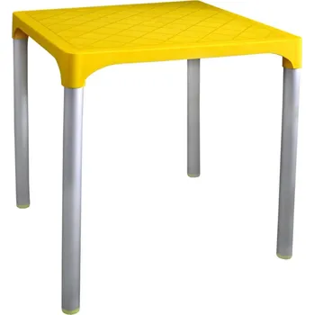 Zahradní stůl MEGA PLAST Stůl zahradní VIVA 72 cm, žlutý