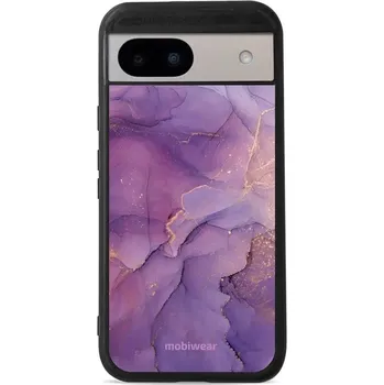 Mobiwear Glossy lesklé pouzdro na Google Pixel 8A fialový mramor