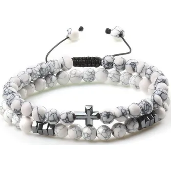 Náramek Predator Q1 Pánský náramek křížek - BZB503-2