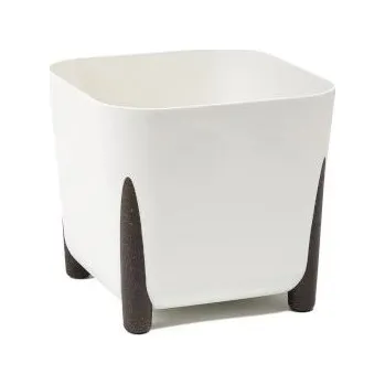 Lamela Květináč FRIDA 26 cm, ECO, hranatý, bílý