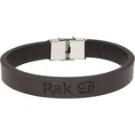 Ewena Kožený náramek hnědý se znamením Rak