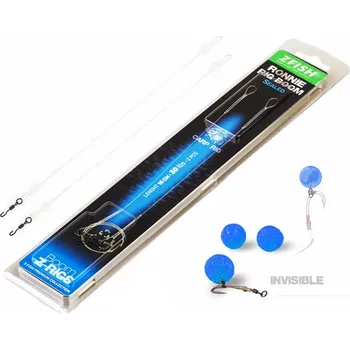 Rybářský háček ZFISH Zatavený Návazec Ronnie Rig Boom 18cm/30lbs