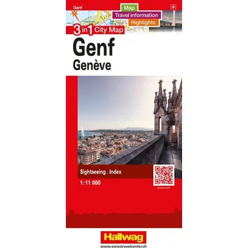 Hallwag Stadtplan Genf