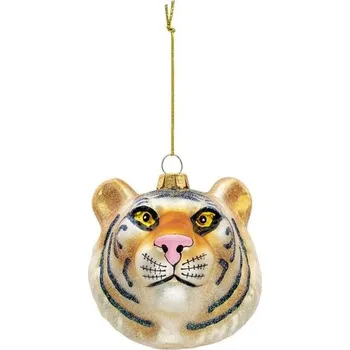 Vánoční dekorace CLAYRE & EEF Vánoční ozdoba - Hlava Tygra