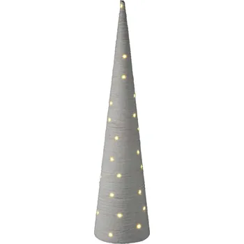 Vánoční stromek Home Styling Collection, Stromek kužel z materiálu s LED, 80 cm