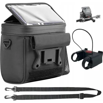 brašna na kolo BRAŠNA CYKLISTICKÁ TAŠKA NA ŘÍDÍTKA KOLO TELEFON VODĚODOLNÁ PROSTORNÁ 5L