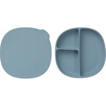 Talířek B.Box modrý silikonový